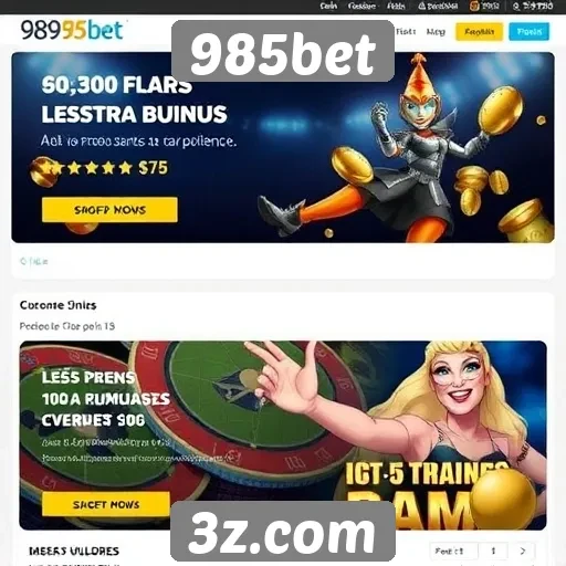 Promos e bônus disponíveis em 985bet
